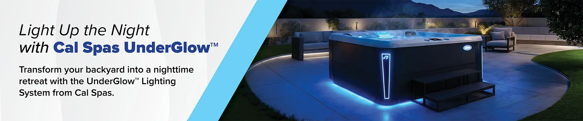 Calspas hot tub being used in a family setting - Cheyenne